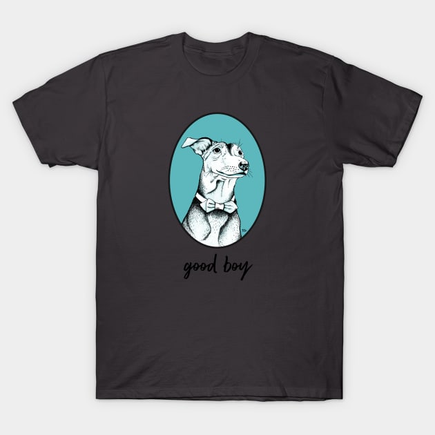 Good Boy blue T-Shirt by IanSullivanCant